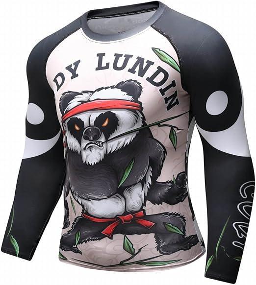 Muscles Panda Long Sleeve Rash Guard