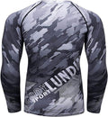 Grey Army Long Sleeve Rash Guard