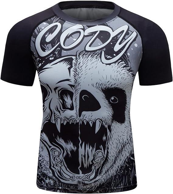 Wild Panda Short Sleeve Rash Guard