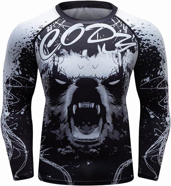 Wild Bear Long Sleeve Rash Guard