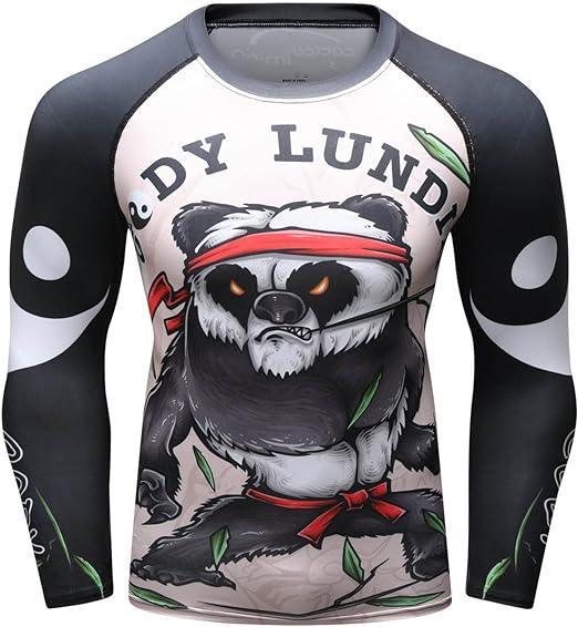 Muscles Panda Long Sleeve Rash Guard