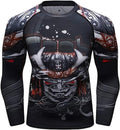 Ghostly Samurai Helmet Long Sleeve Rash Guard