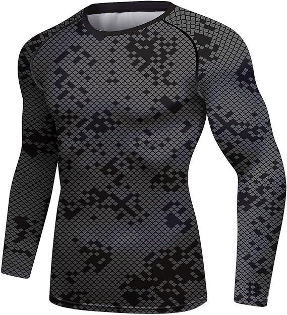 Black Basic Martial Art Long Sleeve Rash Guard