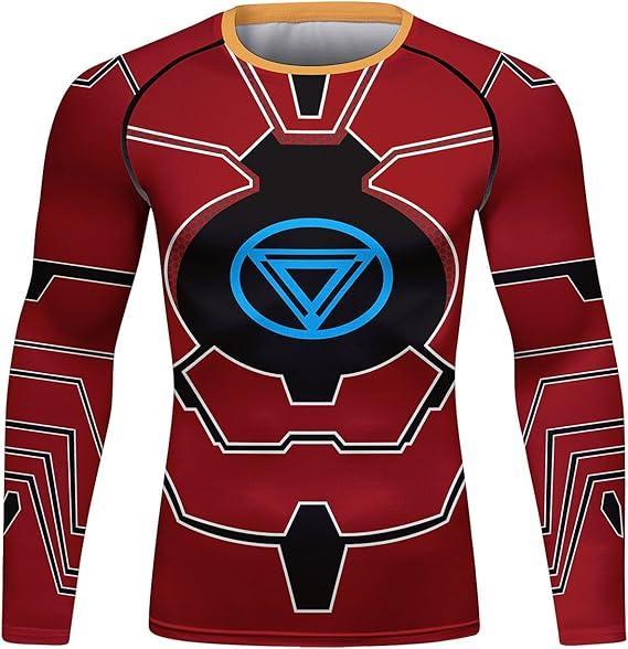 Iron Man Long Sleeve Rash Guard