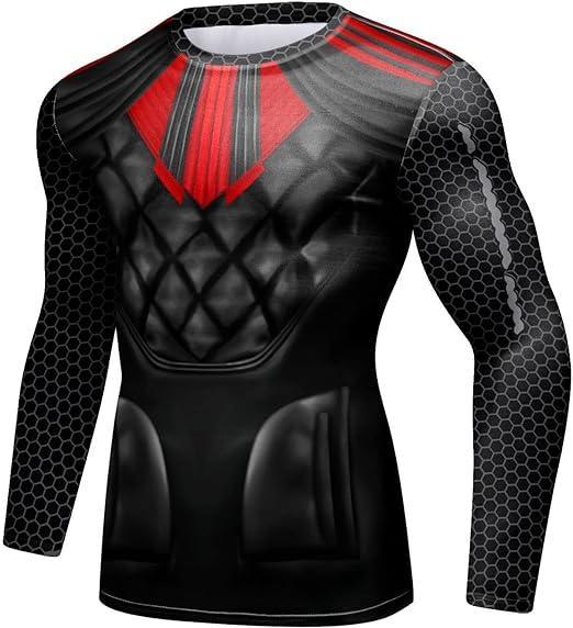 Black Warrior Suit Long Sleeve Rash Guard