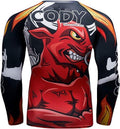 Red Buffalo Long Sleeve Rash Guard
