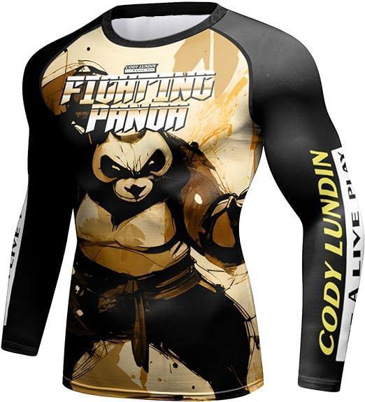 Fighting Panda Long Sleeve Rash Guard | Fighting Panda Compression