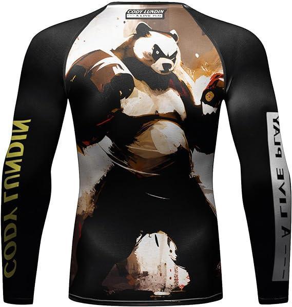Fighting Panda Long Sleeve Rash Guard | Fighting Panda Compression