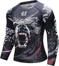 Anger Bear Long Sleeve Rash Guard