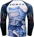 Blue Shark Long Sleeve Rash Guard