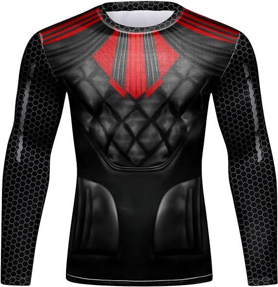 Black Warrior Suit Long Sleeve Rash Guard