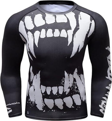 Wild Canines Long Sleeve Rash Guard