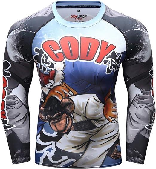 Monkey Verse Tiger Long Sleeve Rash Guard