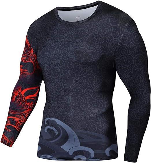 Chinese Original Dragons Long Sleeve Rash Guard 