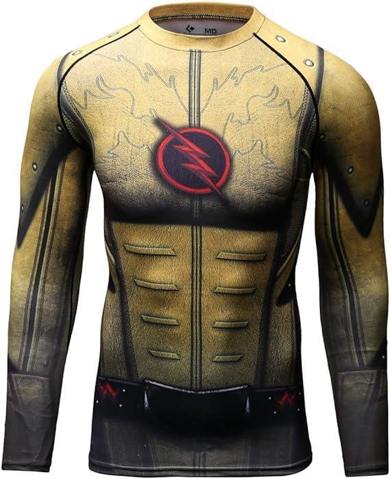 Reverse-Flash Long Sleeve Rash Guard