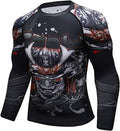 Ghostly Samurai Helmet Long Sleeve Rash Guard