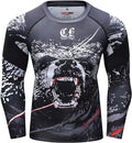 Anger Bear Long Sleeve Rash Guard