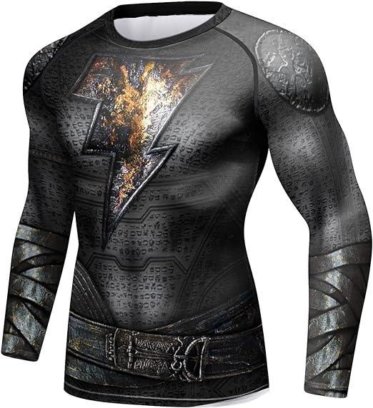 Black Adam Long Sleeve Rash Guard