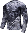 Grey Army Long Sleeve Rash Guard