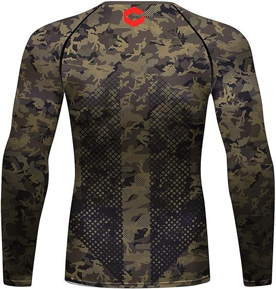 Basic Army Martial Art Long Sleeve Rash Guard