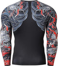 Japanese Red Oni Long Sleeve Rash Guard