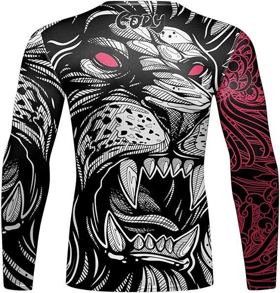 Berserk Lion Long Sleeve Rash Guard