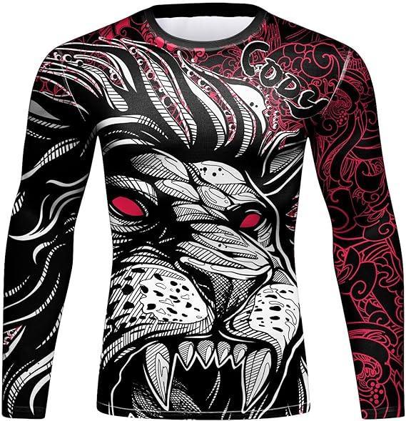 Berserk Lion Long Sleeve Rash Guard